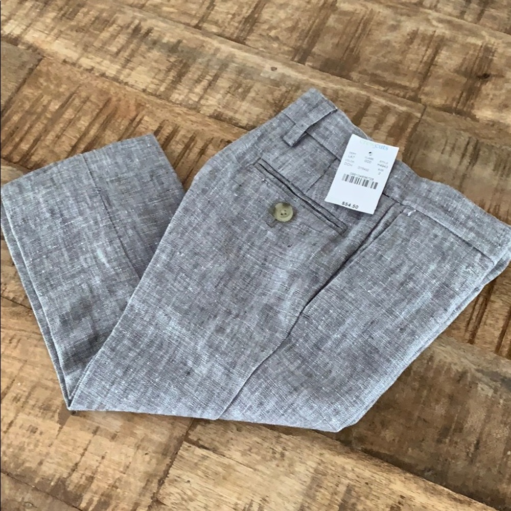 💯 linen crewcuts dress pants